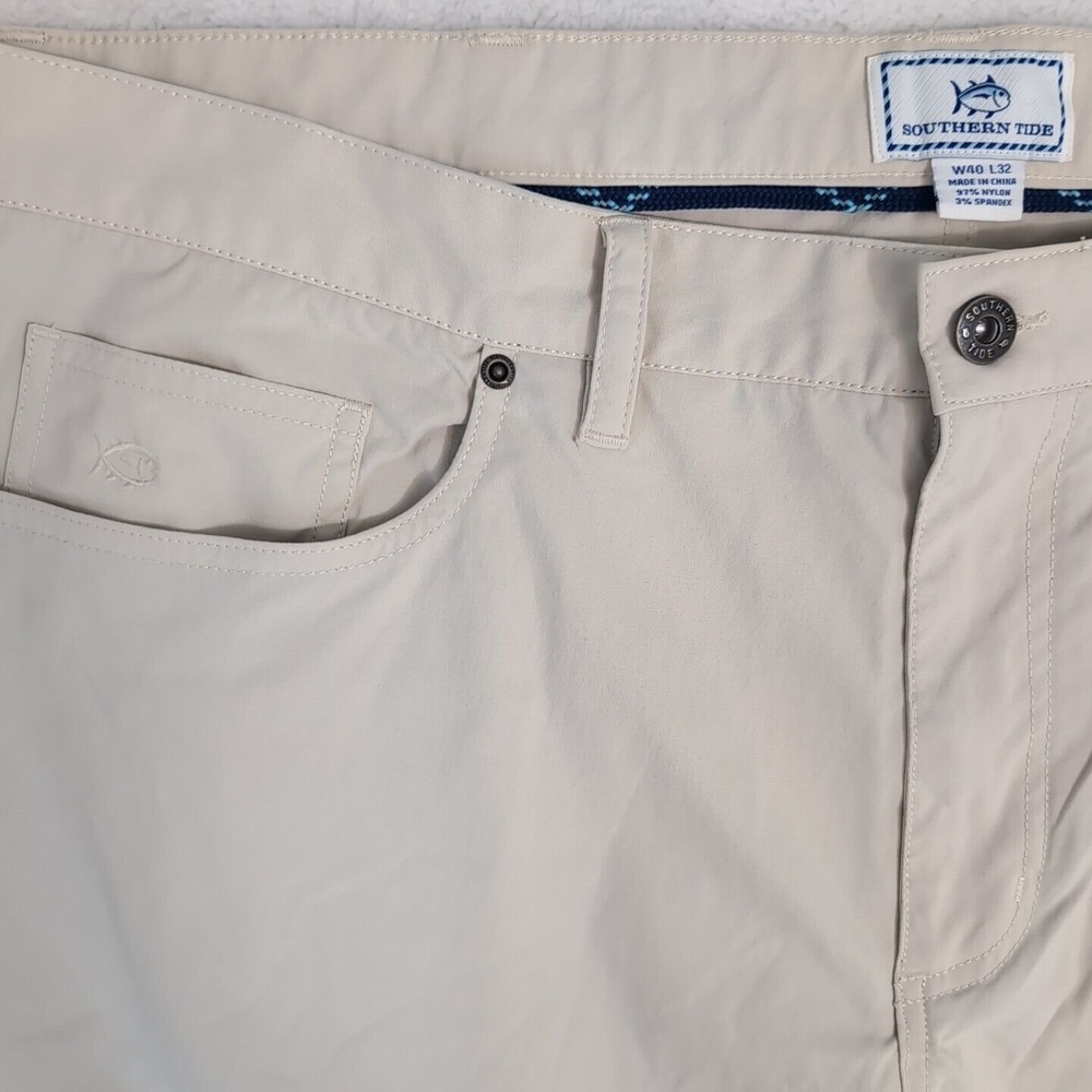 Southern Tide Men’s Light Beige/Tan Pants